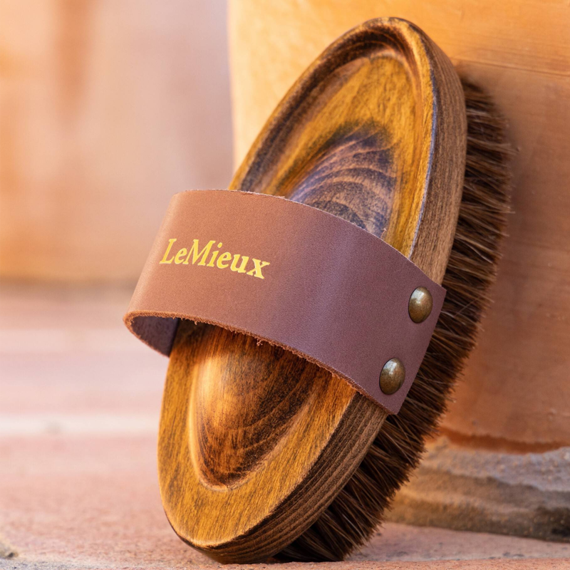 LeMieux Artisan Soft Speckled Brush - Brown-2